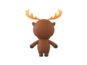 Character034 Moose 3D Model