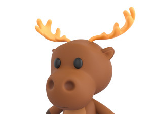 Character034 Moose 3D Model