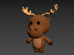 Character034 Moose 3D Model