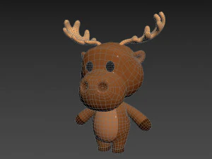 Character034 Alce Modello 3D