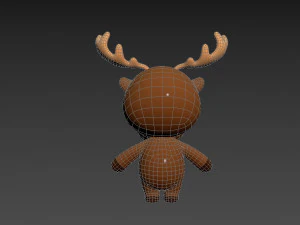 Character034 Alce Modello 3D