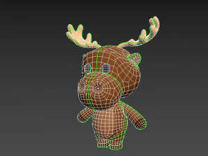 Character034 Alce Modello 3D