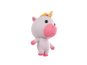 Character035 Unicorn 3D Model