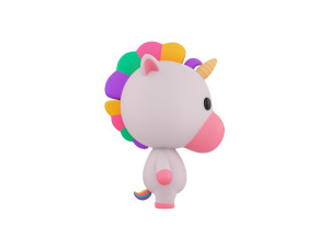 Character035 Unicorn Modelo 3D