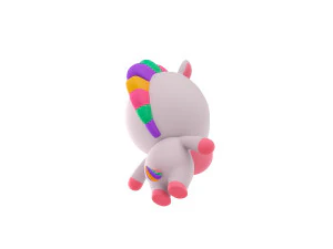 Character035 Unicorn 3D Model
