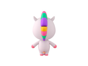 Character035 Unicorn Modelo 3D