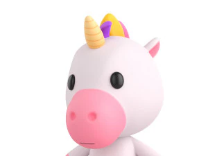 Character035 Unicorn 3D Model
