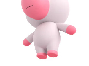 Character035 Unicorn 3D Model