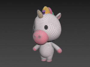 Character035 Unicorn Modelo 3D