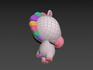 Character035 Unicorn Modelo 3D
