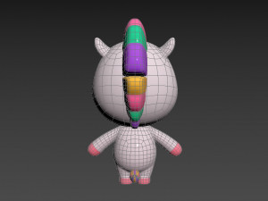 Character035 Unicorn Modelo 3D