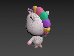 Character035 Unicorn Modelo 3D