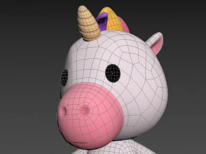 Character035 Unicorn 3D Model