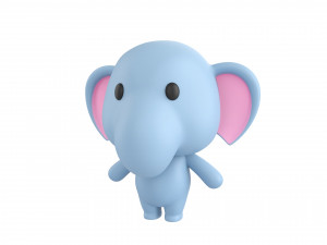 Character036 Elephant Modelo 3D