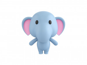 Character036 Elephant Modèle 3D