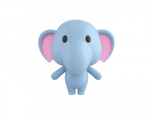 Character036 Elephant 3D Model