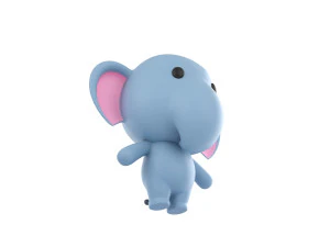 Character036 Elephant 3D Model