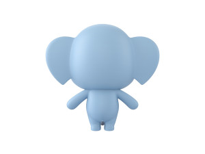 Character036 Elephant Modèle 3D
