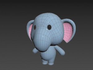 Character036 Elephant Modèle 3D