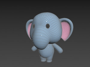 Character036 Elephant Modèle 3D