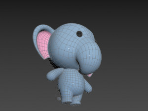 Character036 Elephant Modèle 3D