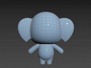 Character036 Elephant Modèle 3D