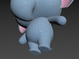 Character036 Elephant Modèle 3D