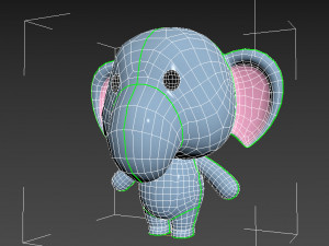 Character036 Elephant Modèle 3D