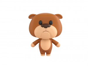Character037 Bulldog Model 3D