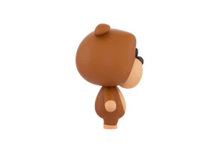Character037 Bulldog 3D Model