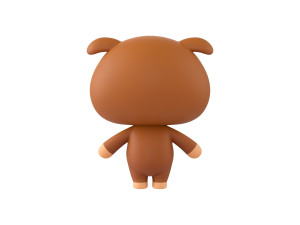 Character037 Bulldog Model 3D