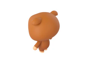 Character037 Bulldog 3D Model
