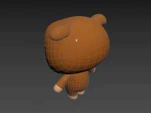 Character037 Bulldog 3D Model