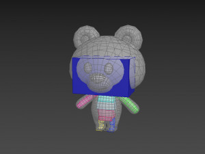 Character038 Rigged Bear 3D Model