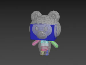 Character038 Manipulierter B&auml;r 3D Modell