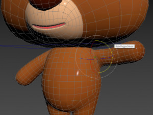 Character038 Rigged Bear 3D Model