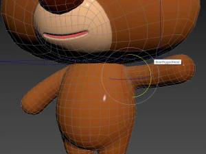 Character038 Manipulierter B&auml;r 3D Modell