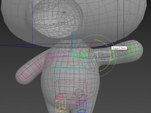 Character038 Rigged Bear 3D Model
