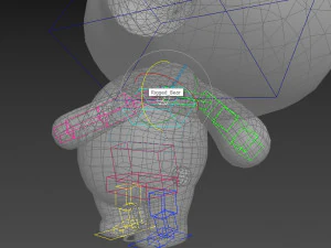 Character038 Manipulierter B&auml;r 3D Modell