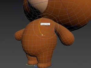 Character038 Manipulierter B&auml;r 3D Modell