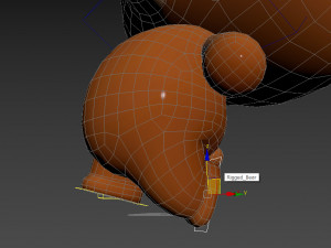 Character038 Rigged Bear 3D Model