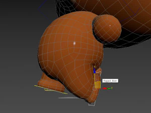 Character038 Manipulierter B&auml;r 3D Modell