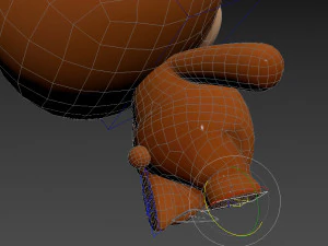 Character038 Manipulierter B&auml;r 3D Modell