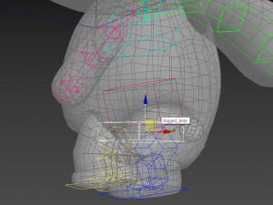 Character038 Rigged Bear 3D Model