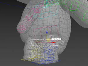 Character038 Manipulierter B&auml;r 3D Modell