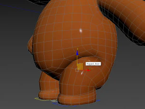 Character038 Manipulierter B&auml;r 3D Modell