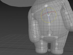 Character038 Rigged Bear 3D Model