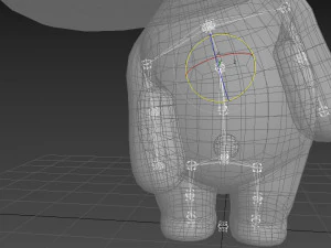 Character038 Manipulierter B&auml;r 3D Modell