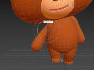 Character038 Manipulierter B&auml;r 3D Modell