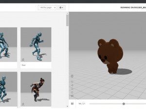 Character038 Rigged Bear 3D Model
